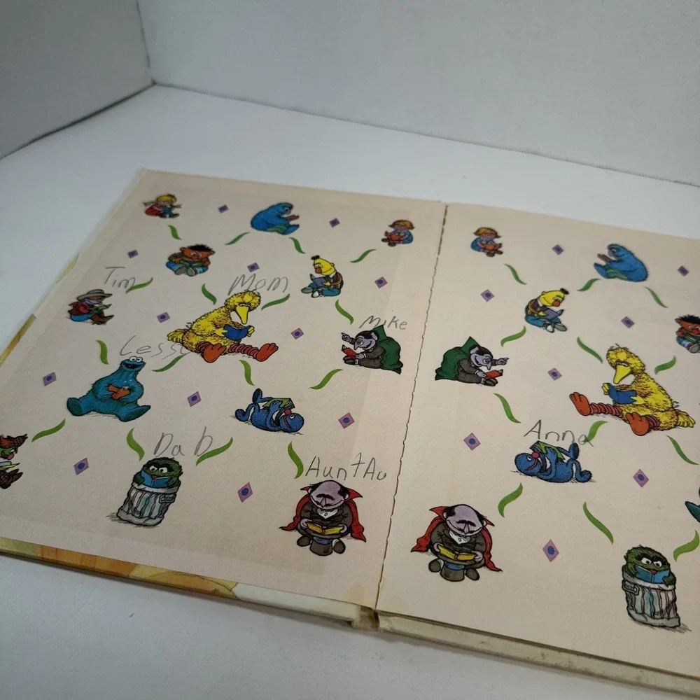 Sesame Street Hardcover Books Lot 2 Sesame Street Word‎ Book & The Runaway Soup